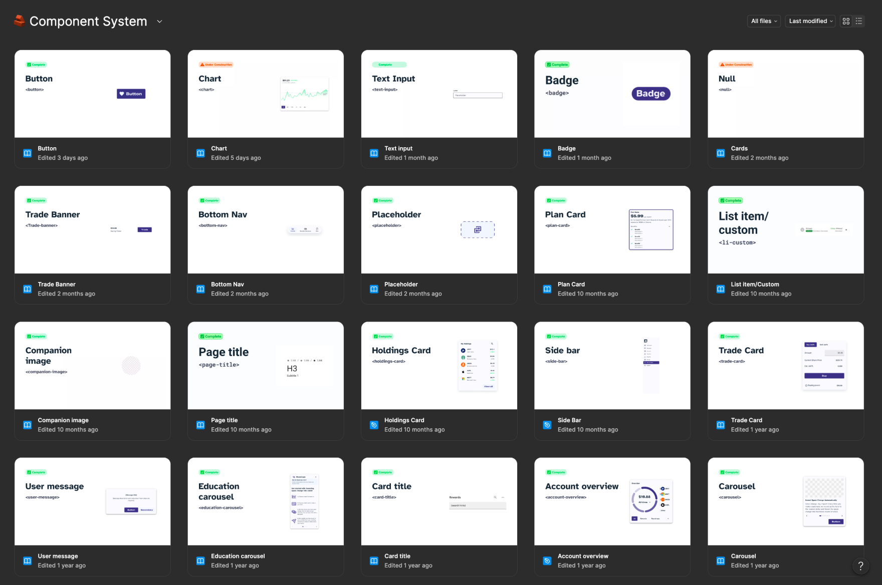 Bits of Stock’s Component library
