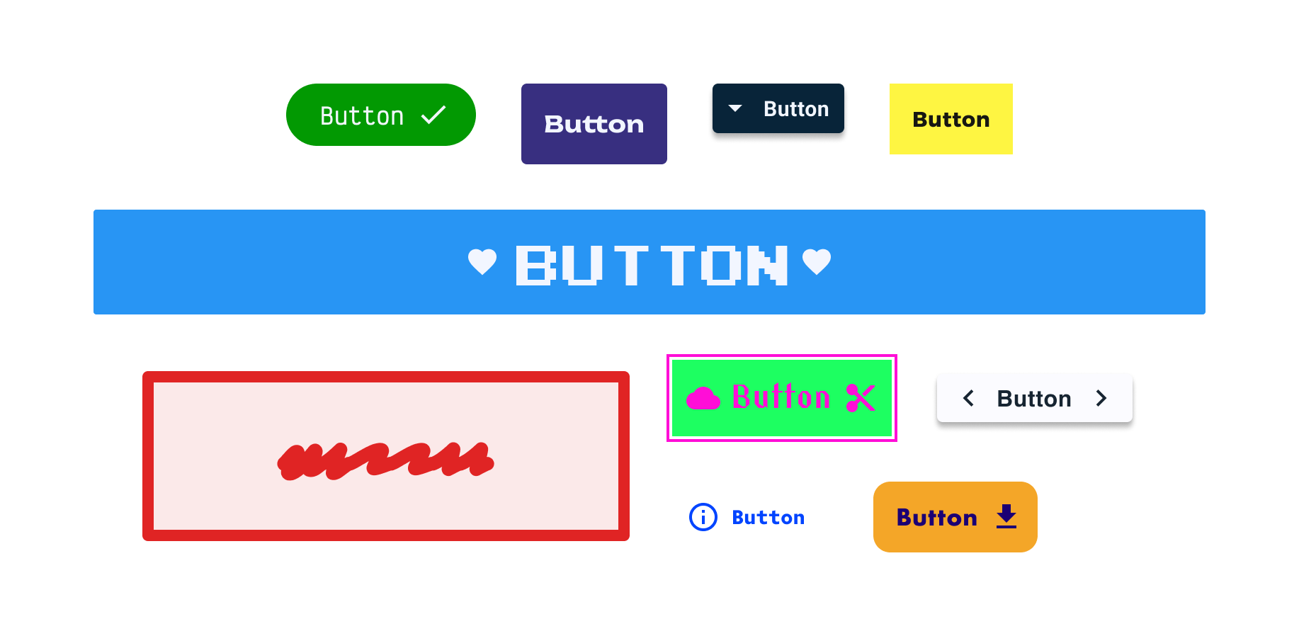 Buttons My system can make